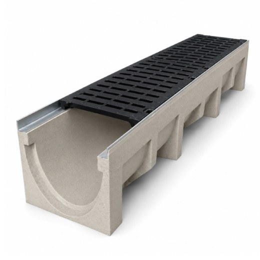 Polimer Drenaj Kanalı 250x1000x100 mm B125 - Polimer Kanal - Kompozit Rögar