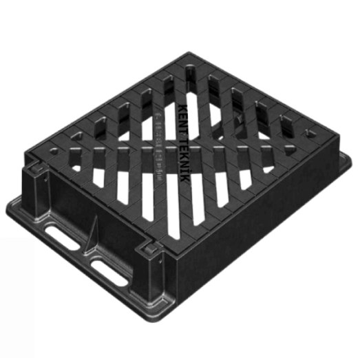Döküm Yağmur Suyu Izgara Takımı 450x525 mm (DIT.5070-D) D400 - Döküm Yağmur Suyu Izgara Takımı - Kompozit Rögar
