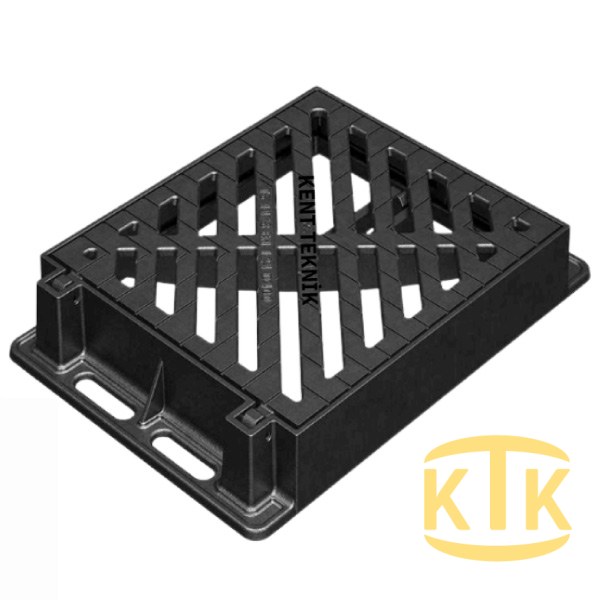 Döküm Yağmur Suyu Izgara Takımı 292x568 mm (DIT.4560-D) D400